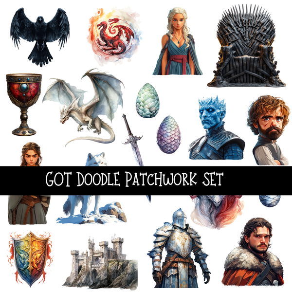 GOT Doodle Patchwork Set
