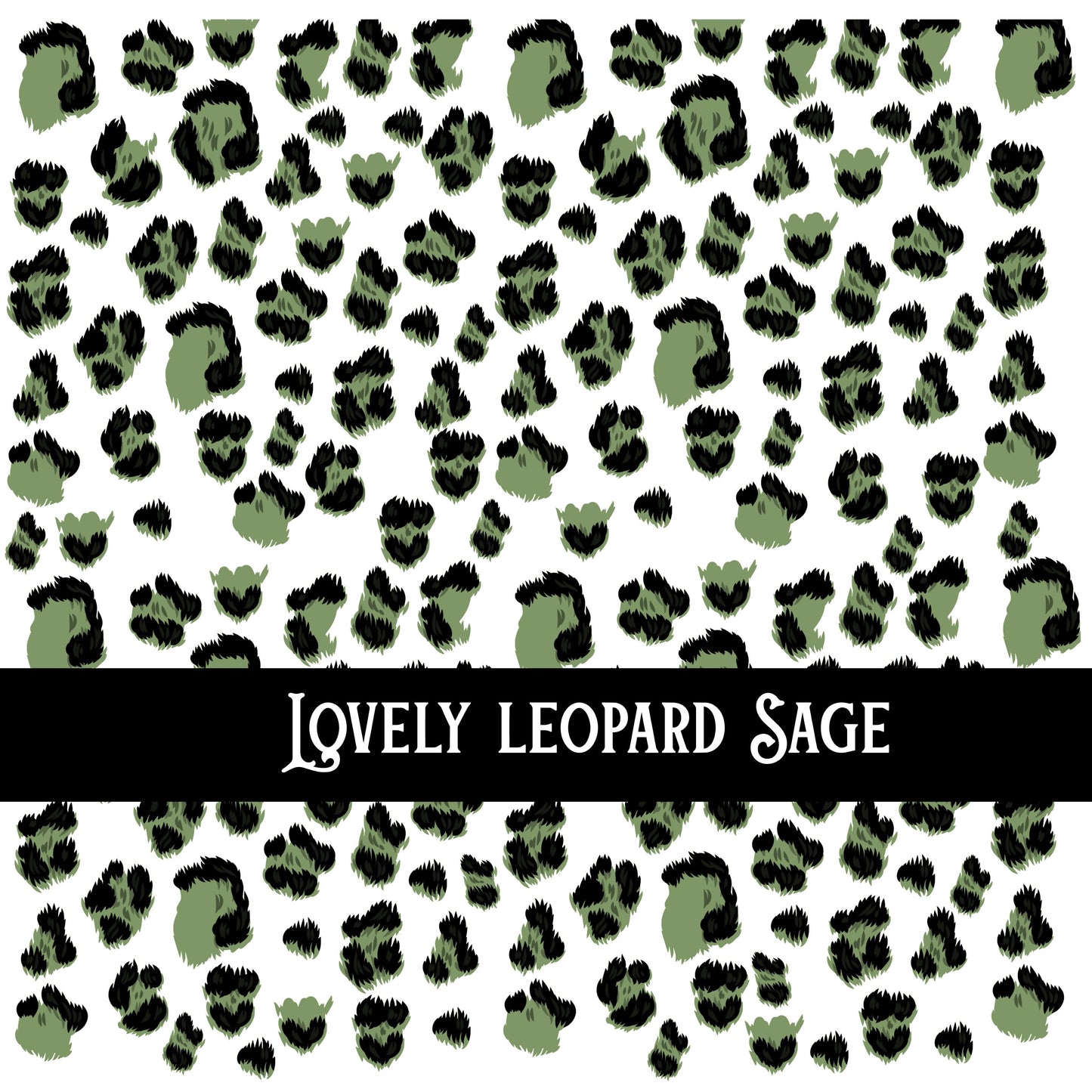 Lovely Leopard Decal sheets- 10 Color Options