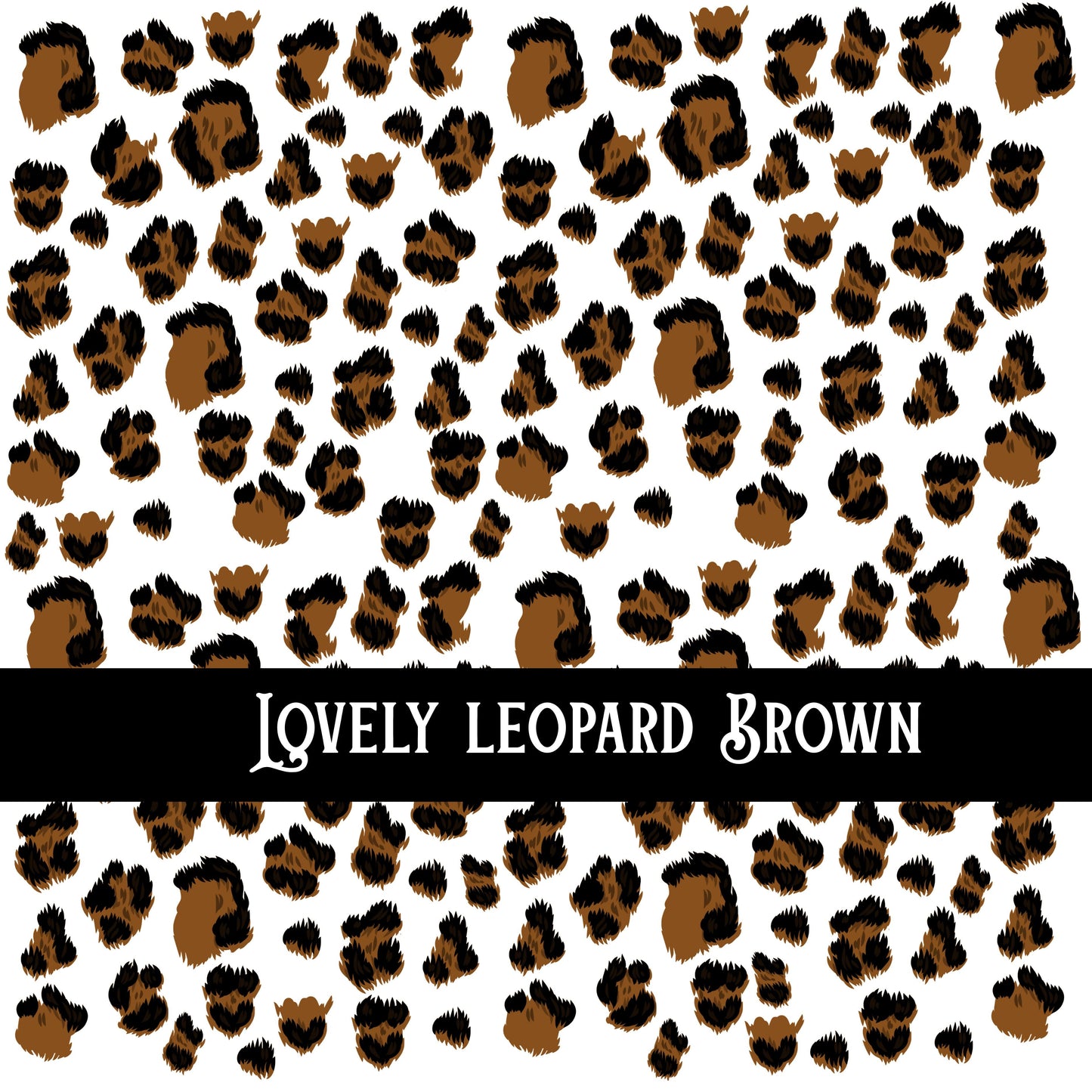 Lovely Leopard Decal sheets- 10 Color Options