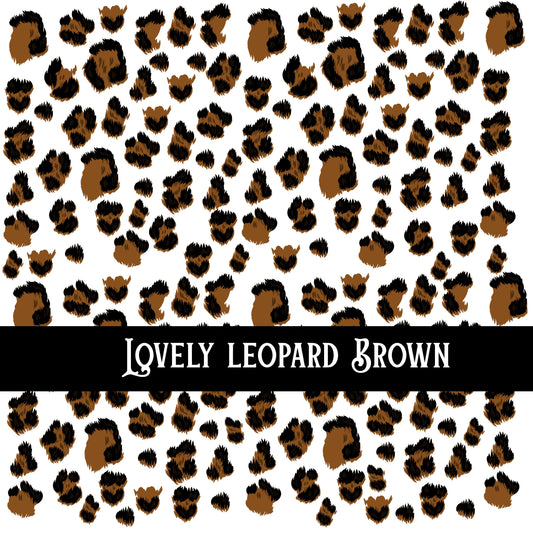 Lovely Leopard Decal sheets- 10 Color Options