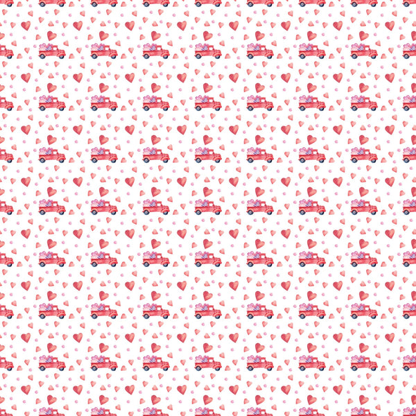 Love Truck - Adhesive Vinyl Sheets