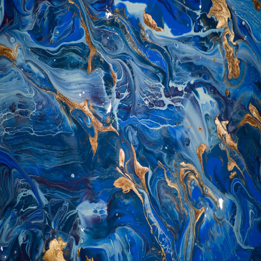 Luxurious Blue Marble - Adhesive Vinyl Sheets