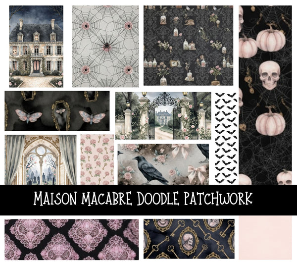 Maison Macabre - Doodle Patchwork Set