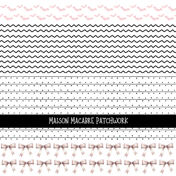 Maison Macabre - Doodle Patchwork Set