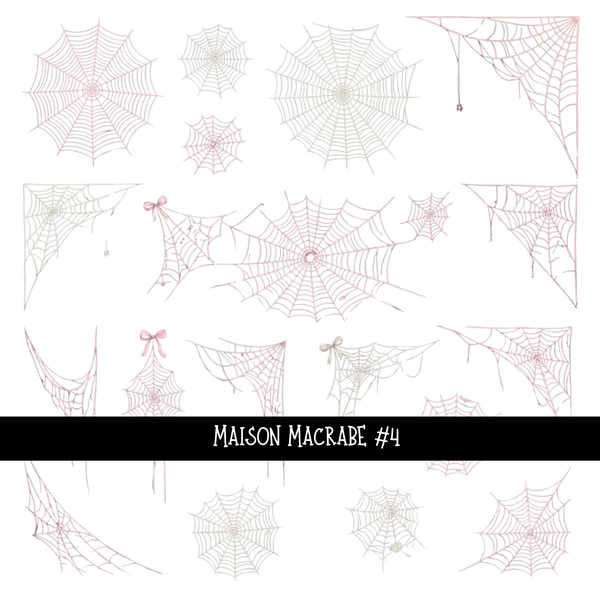 Maison Macrabe   - UV DTF Decal sheet 6 variants