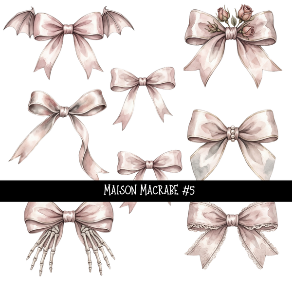 Maison Macrabe   - UV DTF Decal sheet 6 variants