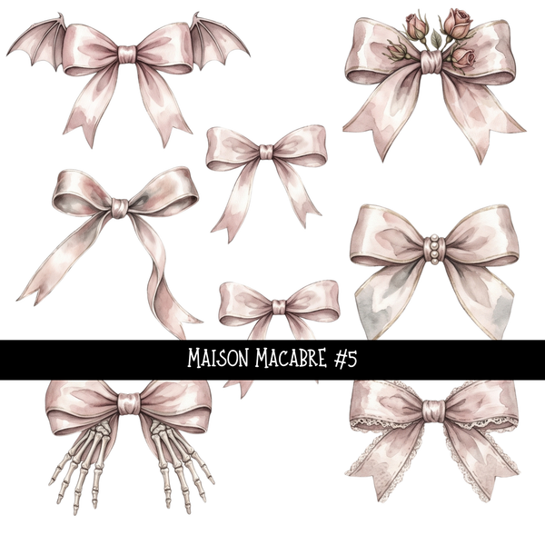 Maison Macabre   - UV DTF Decal sheet 6 variants