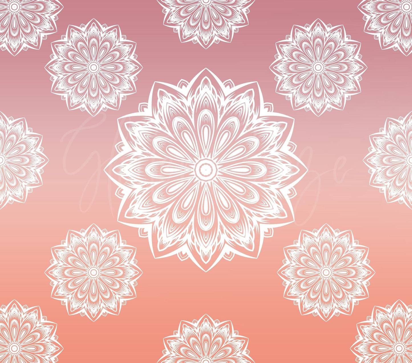 Mandala Ombre - Adhesive Vinyl Wrap