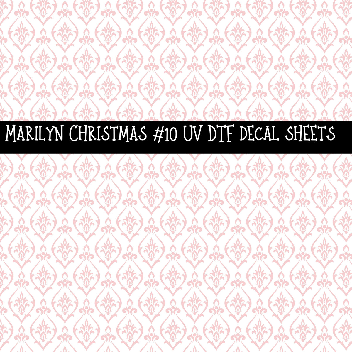 Marilyn Christmas UV DTF Decal sheets 10 Designs available
