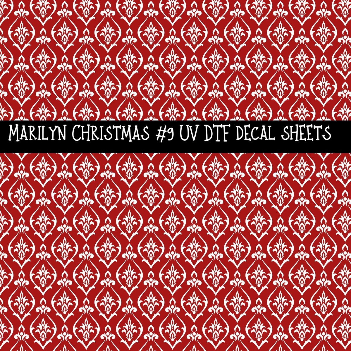Marilyn Christmas UV DTF Decal sheets 10 Designs available