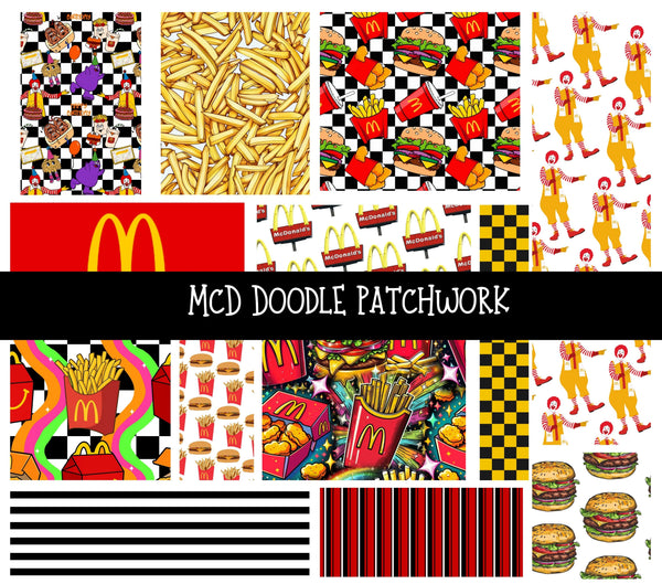 McD's Doodle Patchwork Set
