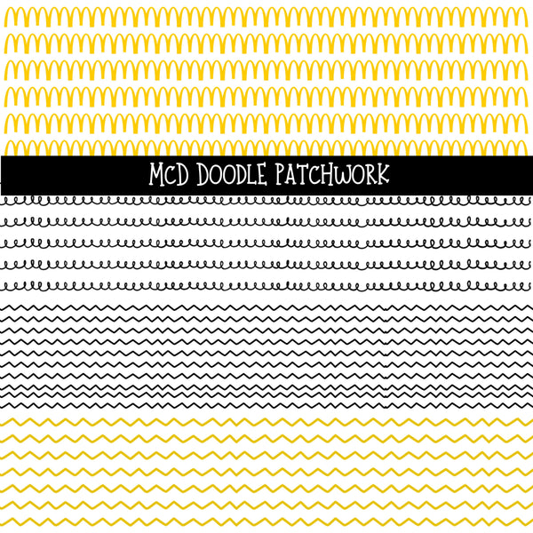 McD's Doodle Patchwork Set