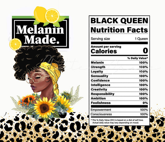 Melanin Queen - Adhesive Vinyl Wrap