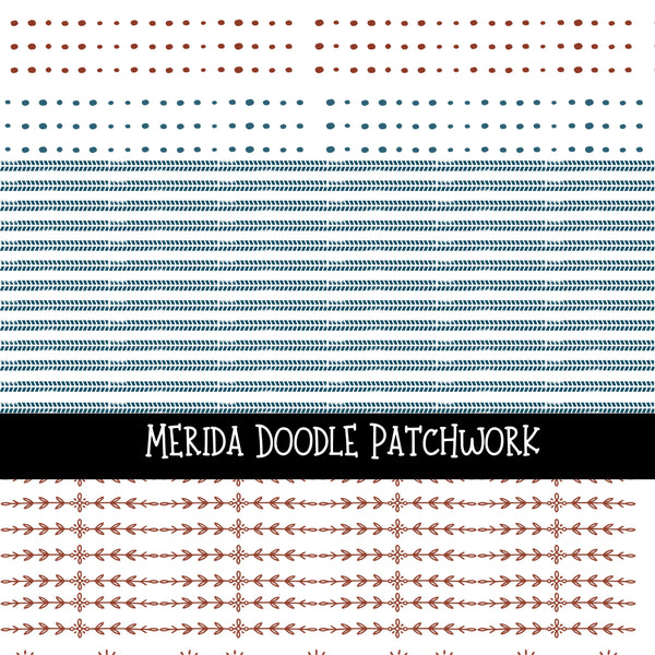 Merida UV DTF Doodle Patchwork Set