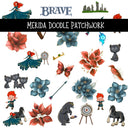 Merida UV DTF Doodle Patchwork Set