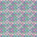 Pastel Mermaid Scales - Adhesive Vinyl Sheets
