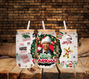 Merry Clarkmas - UV DTF 16oz Libbey wrap