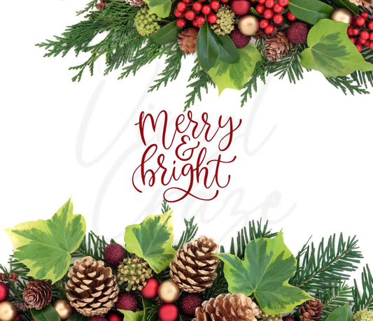 Merry & Bright - Adhesive Vinyl Wrap