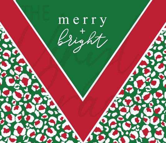 Merry & Bright Cheetah - Adhesive Vinyl Wrap