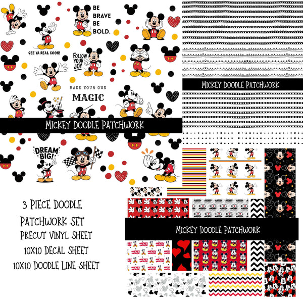 Mick Doodle Patchwork Set