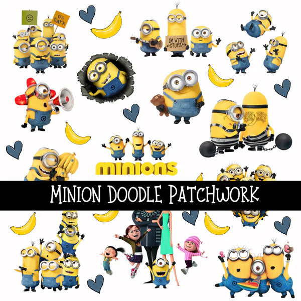 Minions Doodle Patchwork Set
