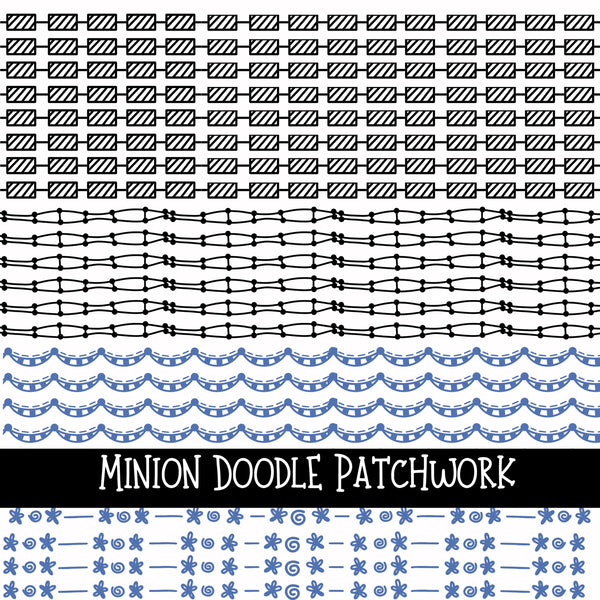 Minions Doodle Patchwork Set