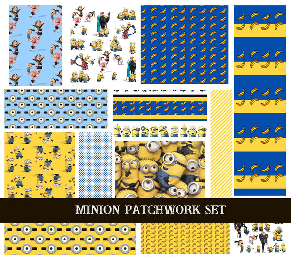 Minions Doodle Patchwork Set