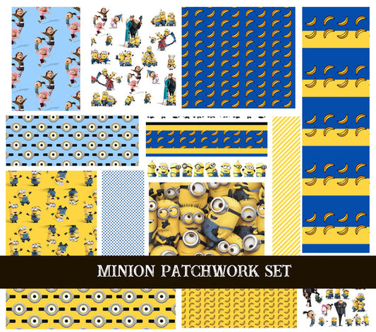 Minions Doodle Patchwork Set