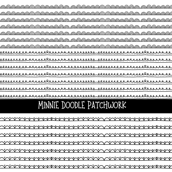 Minnie Doodle Patchwork Set