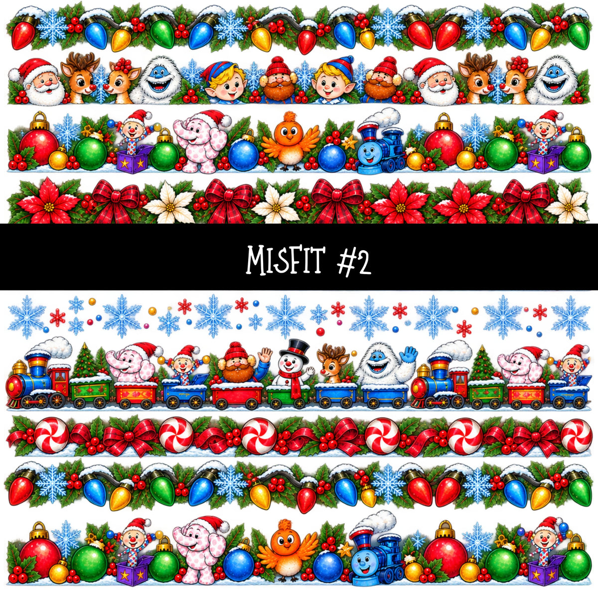 Misfit UV DTF Decal sheets 3 designs available