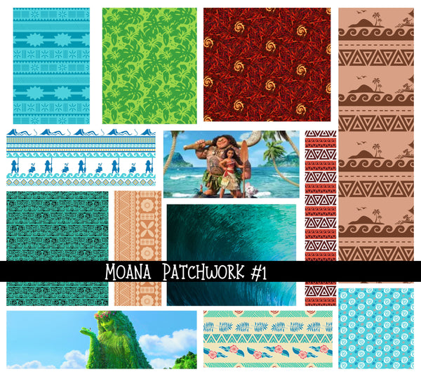 Moana Doodle Patchwork