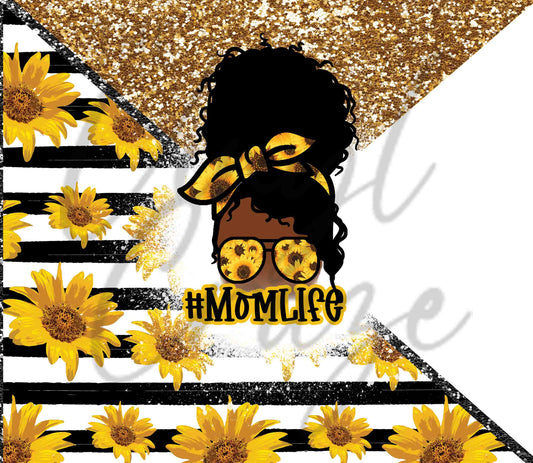 Mom Life Sunflowers - Adhesive Vinyl Wrap