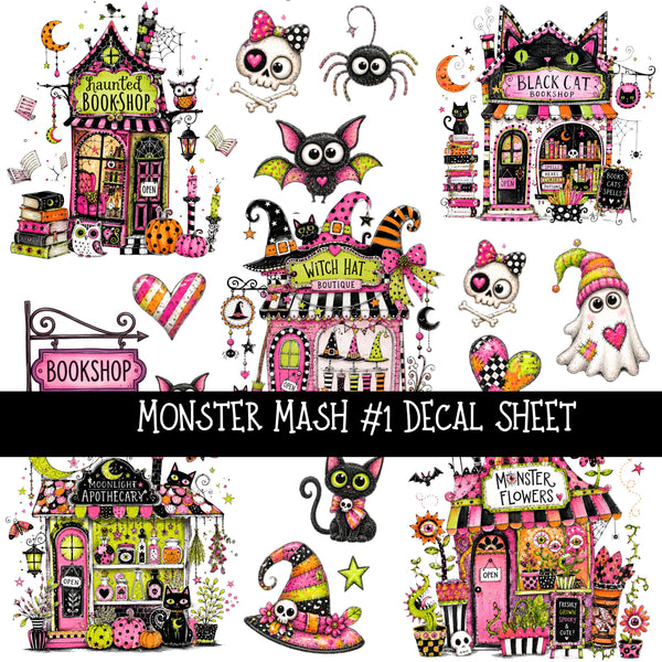 Monster Mash Decal sheets 4 designs available
