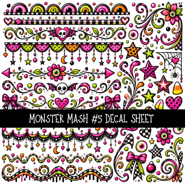 Monster Mash Decal sheets 4 designs available