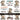 Mooey Christmas UV DTF Decal Sheets 8 design options