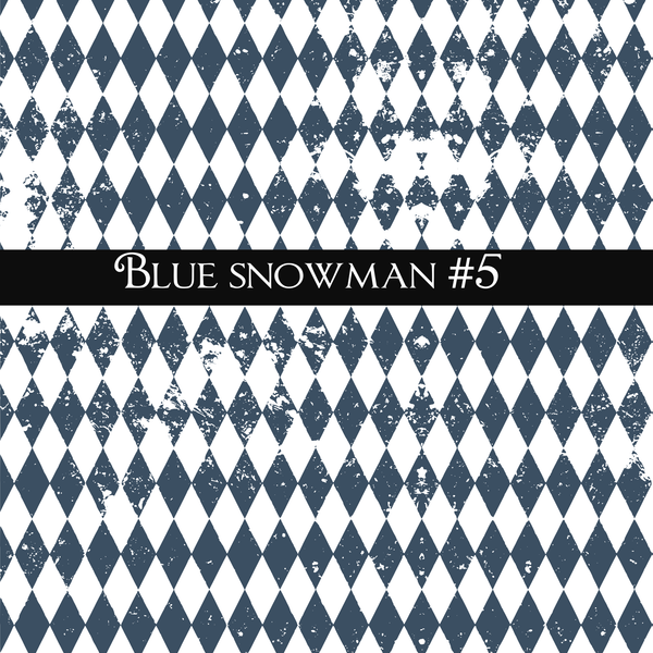 Blue Snowman -UVDTF Decal Sheets (5 Variants)