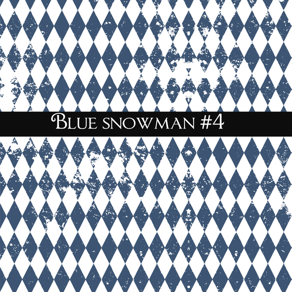 Blue Snowman -UVDTF Decal Sheets (5 Variants)
