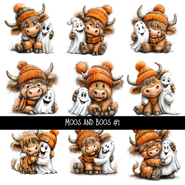 Moos and Boos - UV DTF Decal sheet