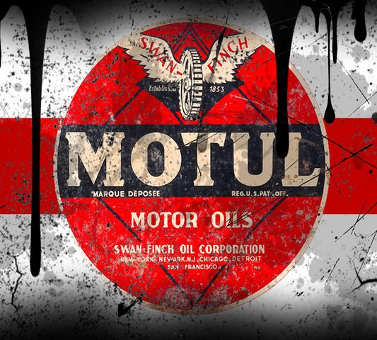 Motul Motor Oil - Adhesive Vinyl Wrap