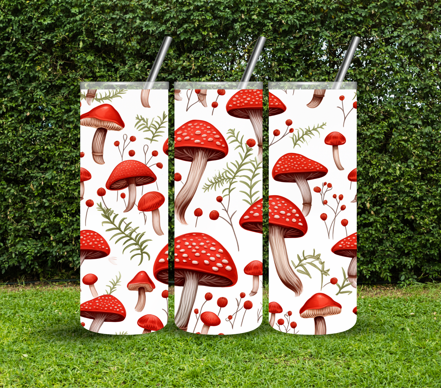 Mushrooms - Adhesive Vinyl Wrap