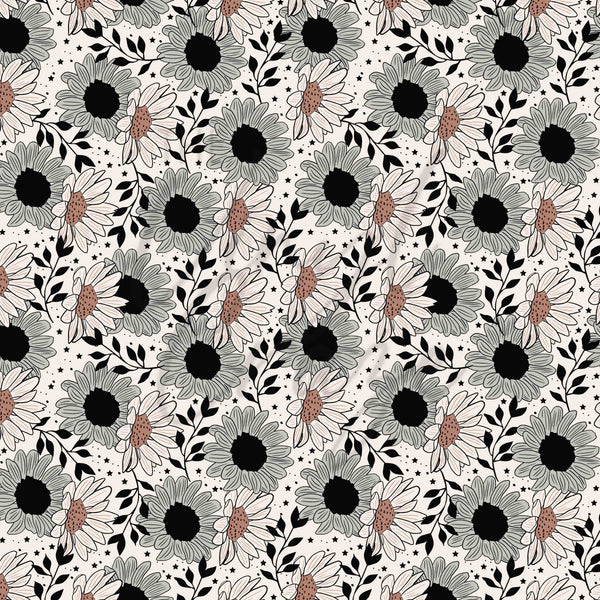 Muted Sunflowers - Adhesive Vinyl Sheets