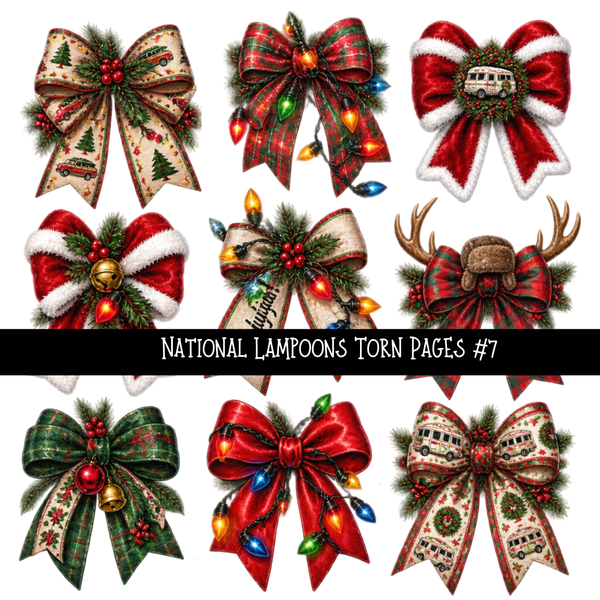 National Lampoons Torn Pages UV DTF Decal sheets 7 Designs available