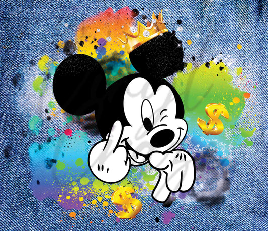 Naughty Mickey - Adhesive Vinyl Wrap