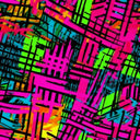 Neon Geometric Collection - Adhesive Vinyl 12x12 Sheets - 10 Design Options