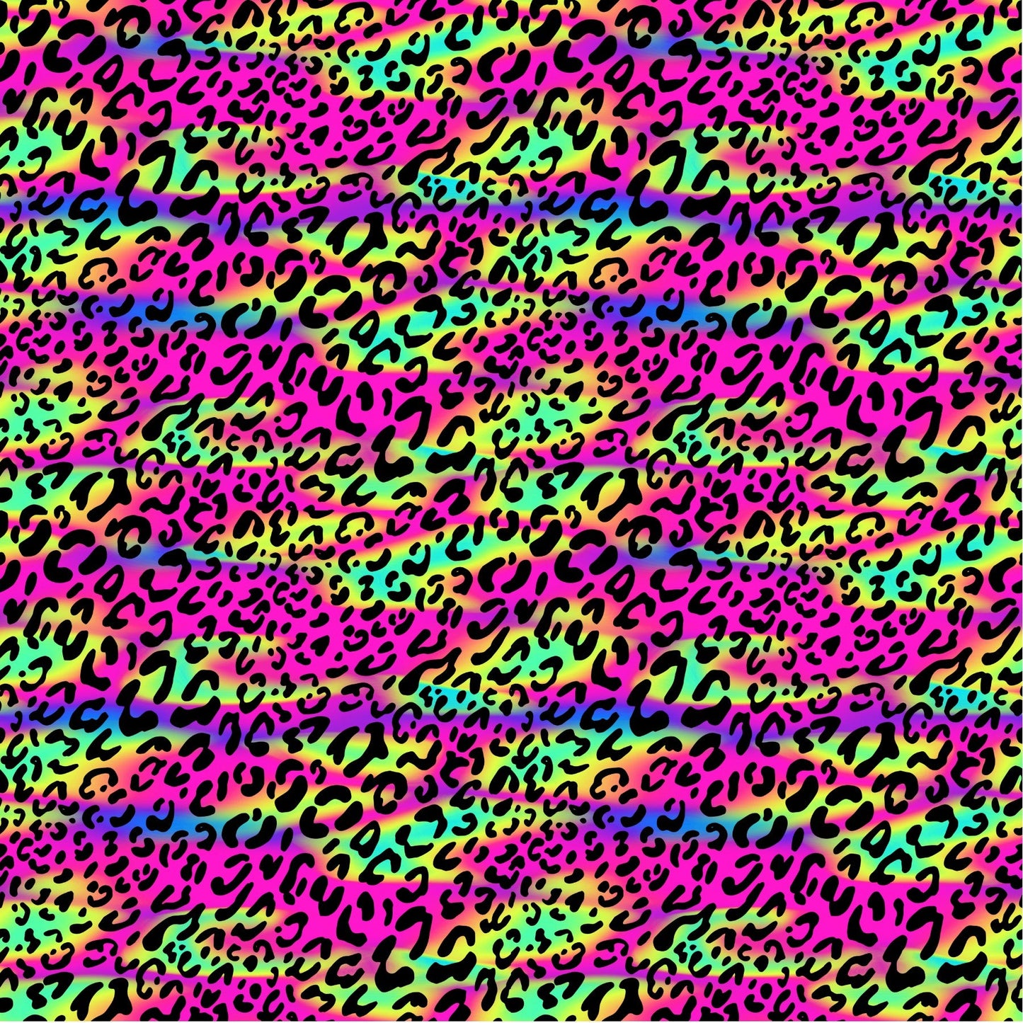 Neon Leopard 3 - Adhesive Vinyl Sheets