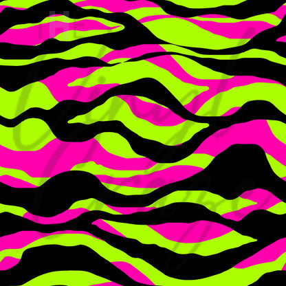 Neon Safari - Adhesive Vinyl Sheets