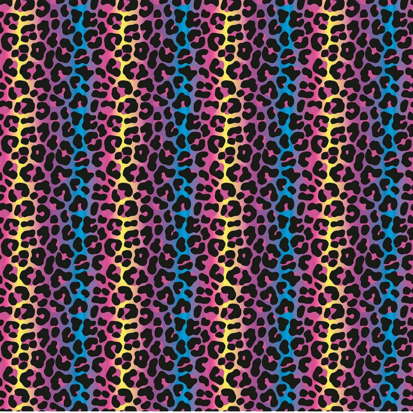 Neon Leopard 2 - Adhesive Vinyl Sheets