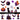 Neon Splatter Halloween - UV DTF Decal sheet