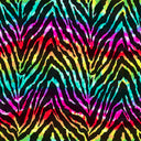 Neon Zebra - Adhesive Vinyl Sheets