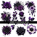 Normal is a Myth decal set UV DTF Decal sheets 6 Designs available